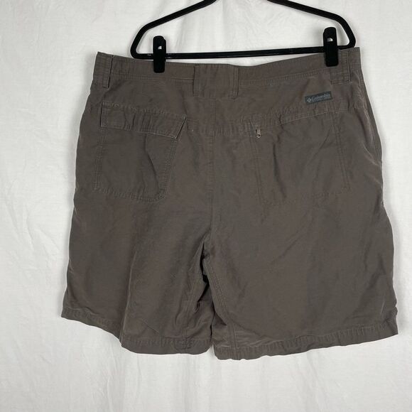 Columbia Brown Cotton Flat Front Cargo Short - Men’s 42 - Picture 4 of 8